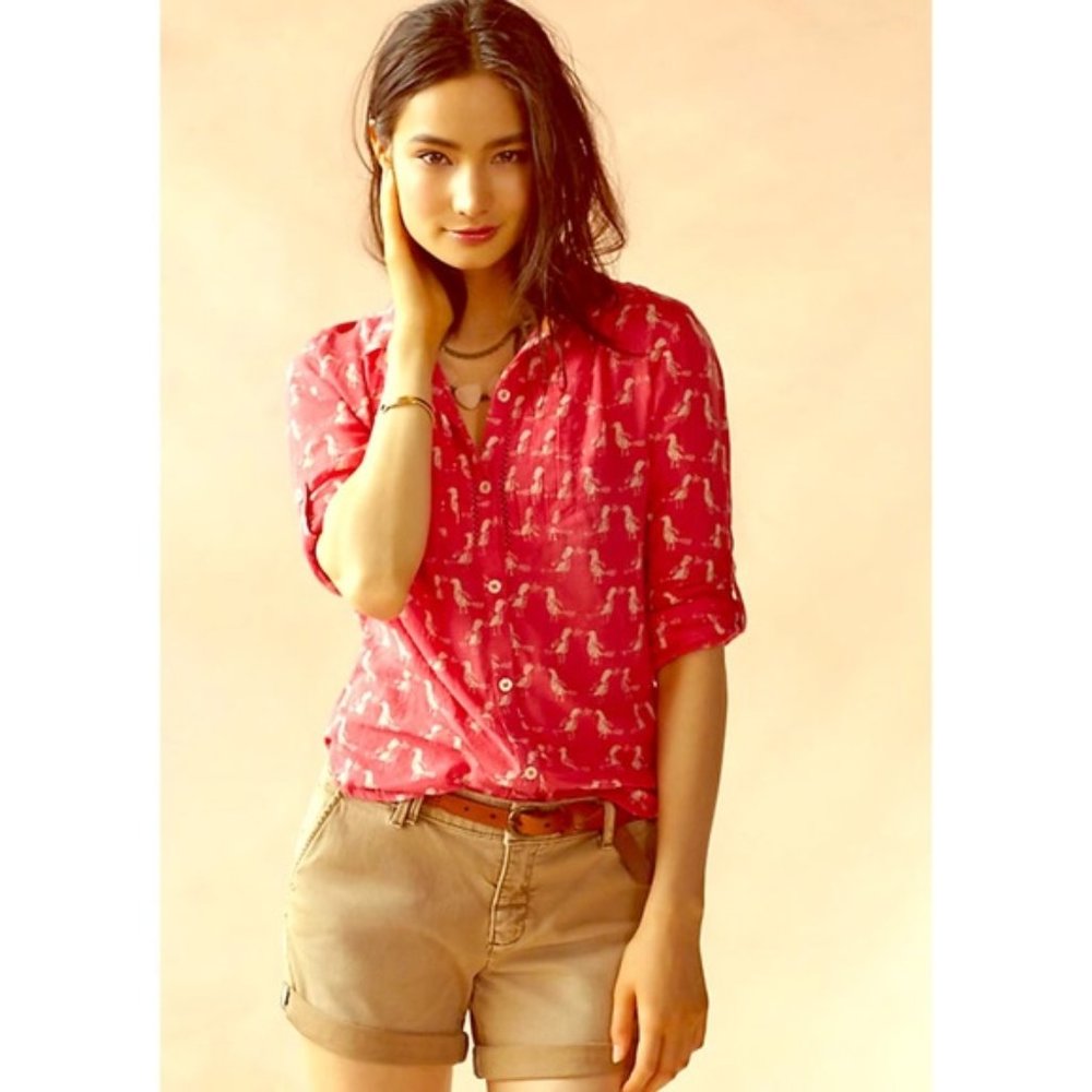 Anthropologie Holding Horses Ismay Button Down